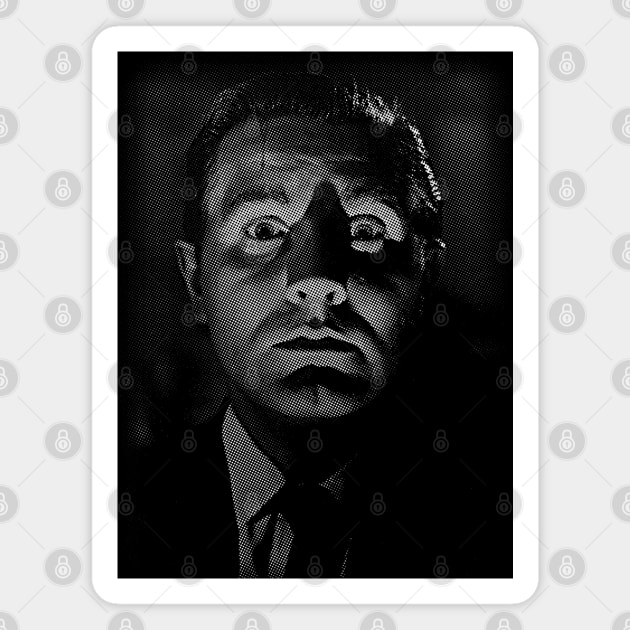 Ed Wood halftone portrait Magnet by MarbitMonster